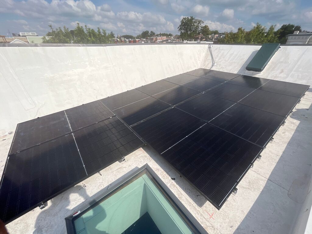 522 F Street in Northeast D.C. solar panel installation