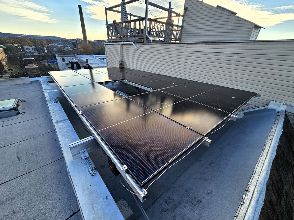 SE Washington, D.C. Solar Roof Deck