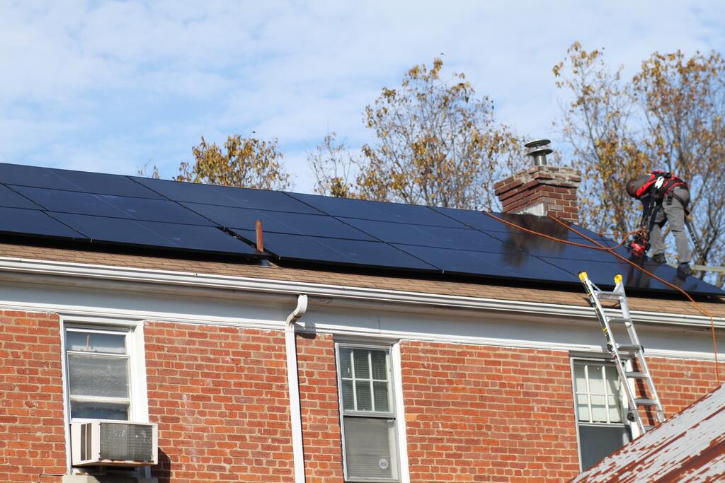 Northeast D.C. solar panel installation