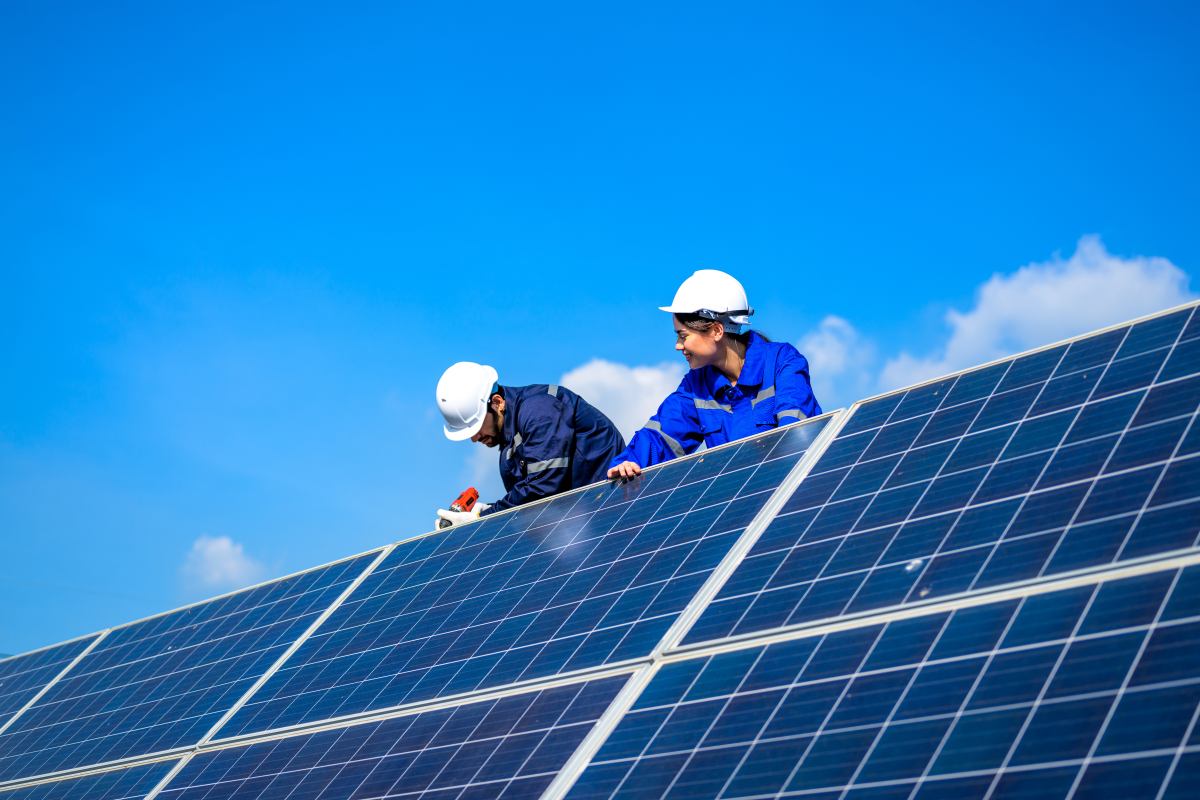 Solar Installation workers
