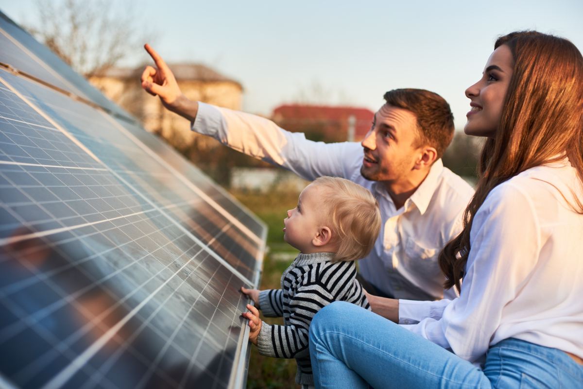 DC Solar panel with family