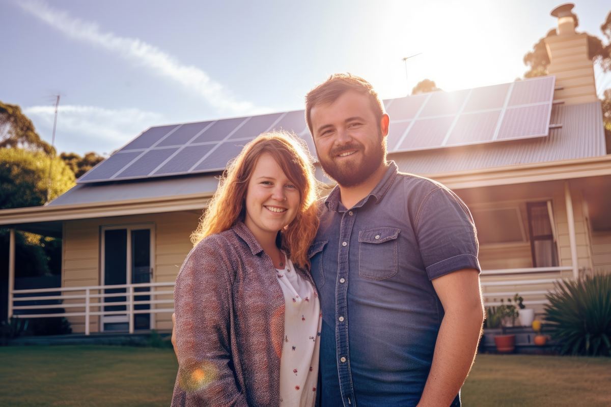 Solar home in Northern Virginia