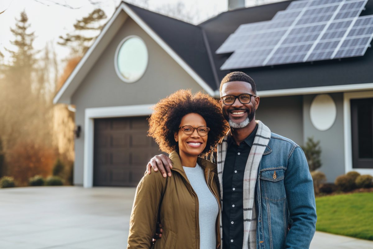 Maryland Solar Installation couple