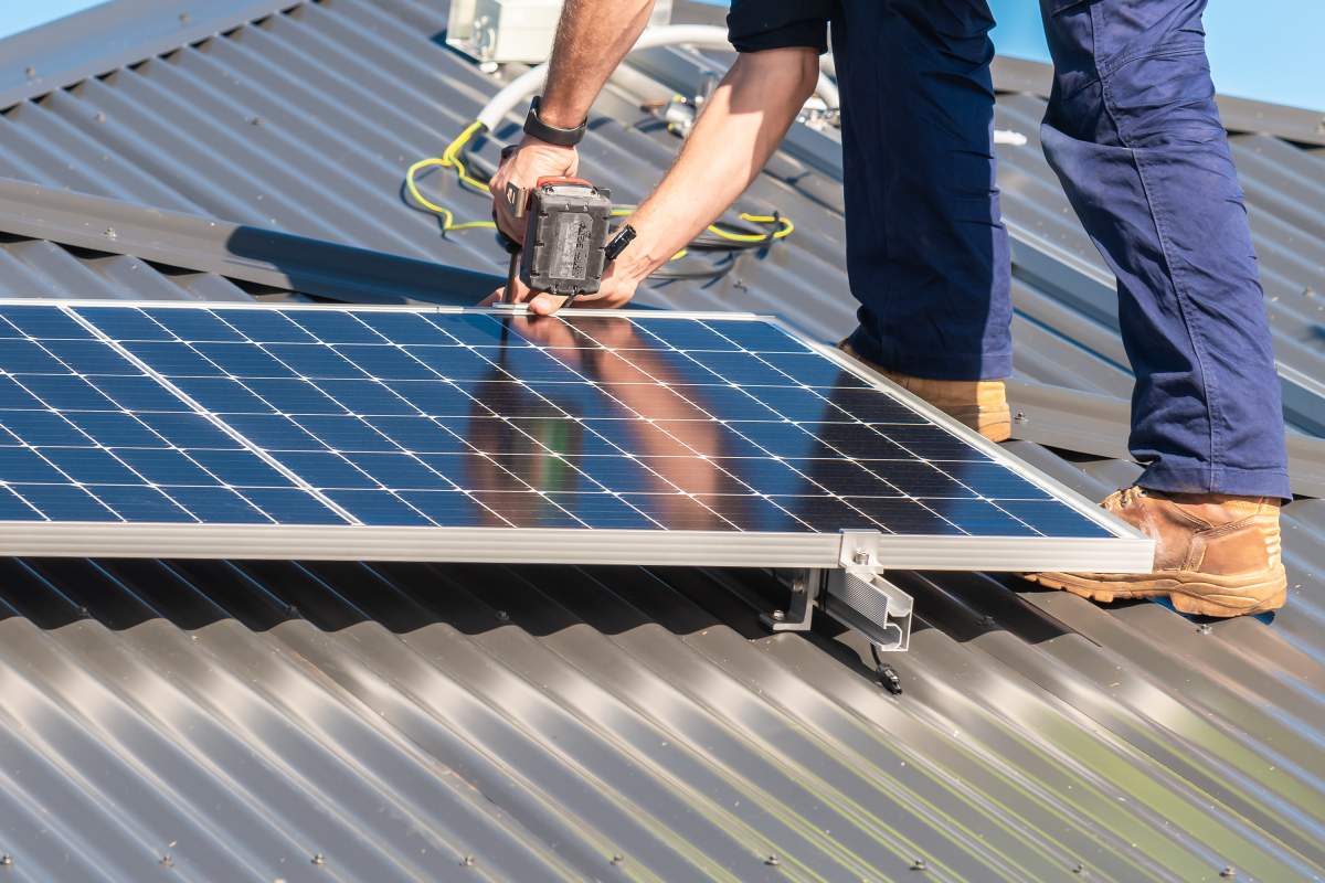 Solar Equipment Roof installation