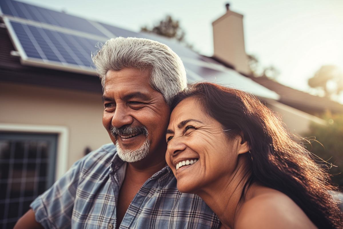 Northern VA Solar Financing Older Couple