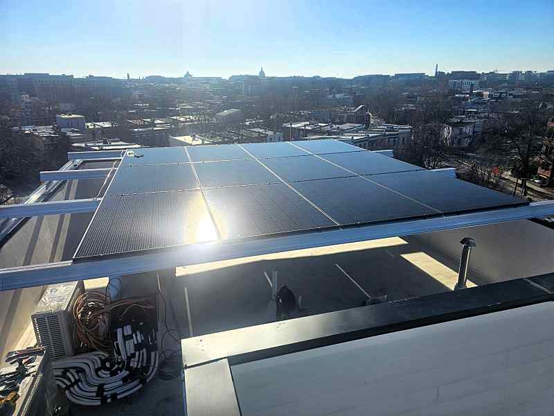 Washington DC Florida Ave NE Solar Panels 1
