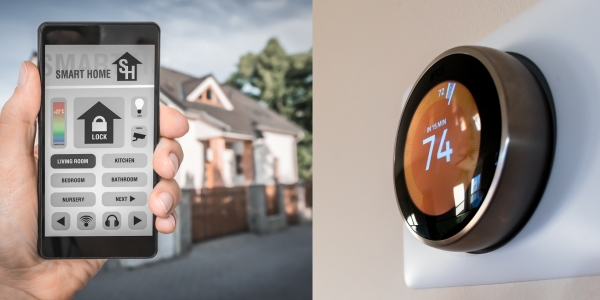 Smart thermostats can help you save power.