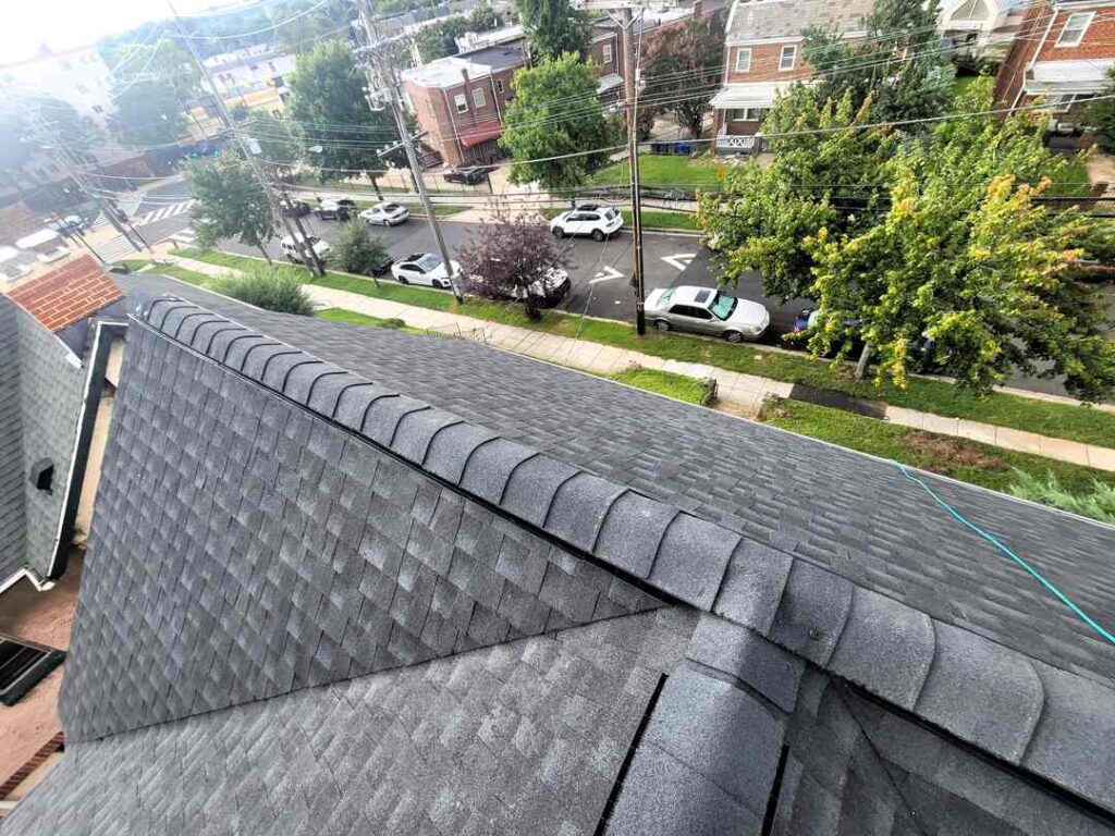 A steep roof in Northeast DC.