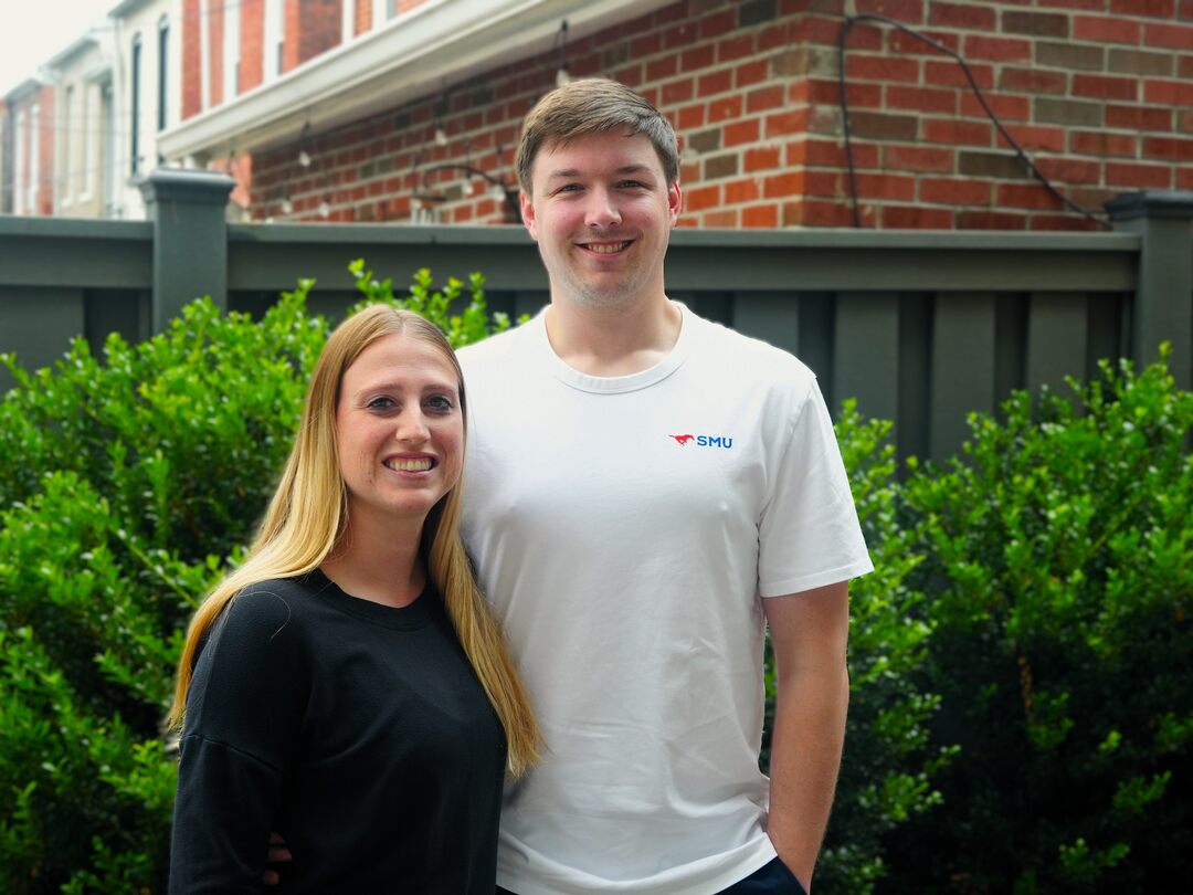 Humans of Uprise customers Sarah and Cade, who had solar installed on their Ward 6 rowhouse.